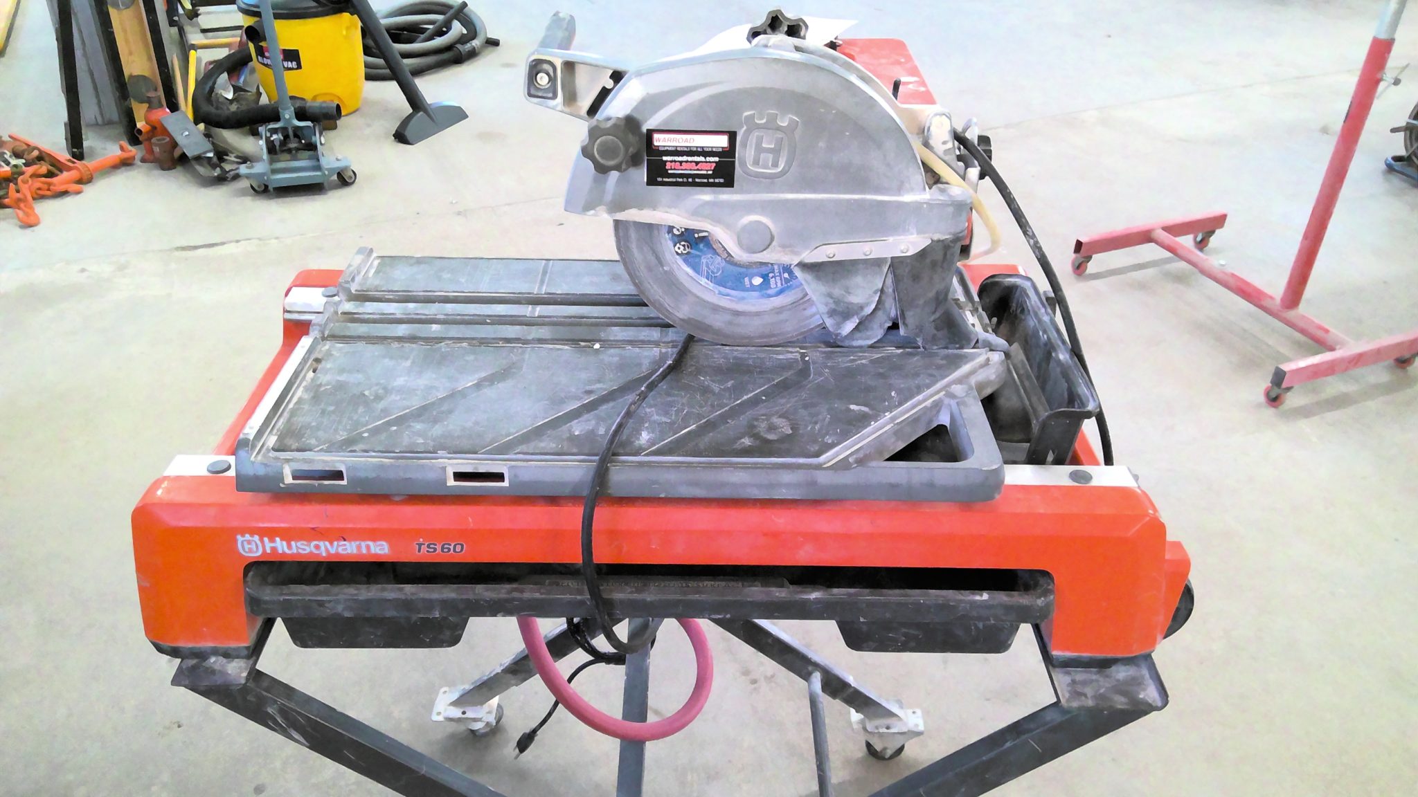 10″ Tile Saw Warroad Rentals