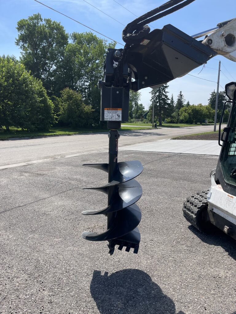 Bobcat Auger Attachment Warroad Rentals